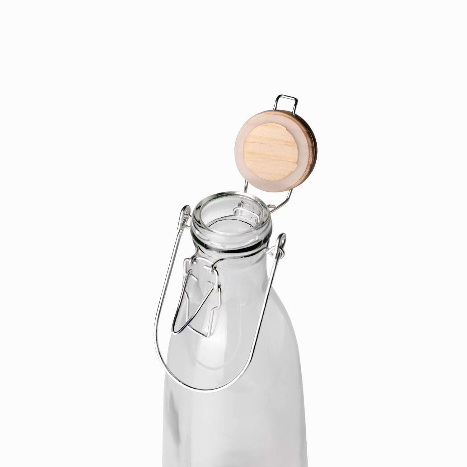 Botella Tapa Madera 1000Ml
