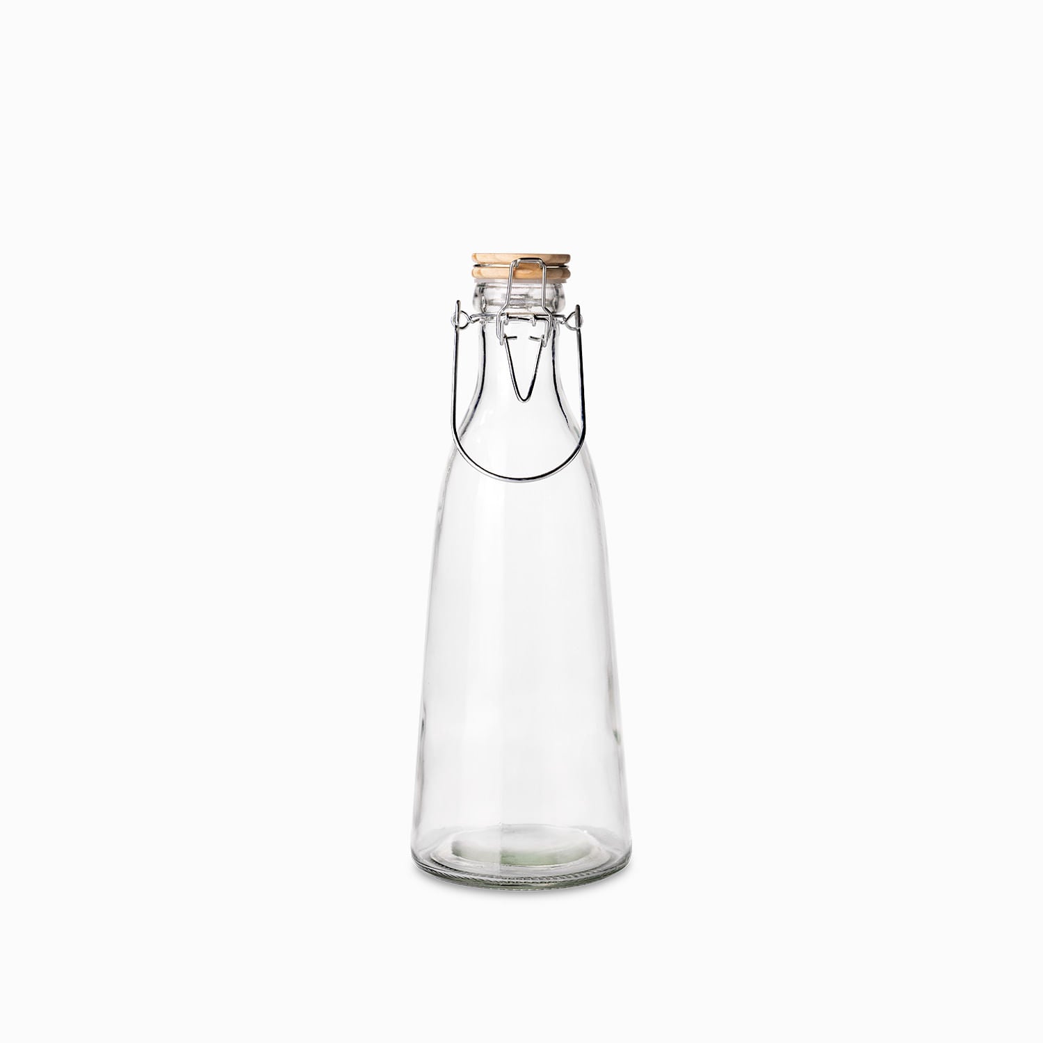 Botella Tapa Madera 1000Ml