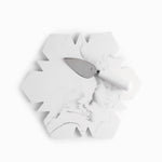 Set tabla snowflake y cuchillo quesos