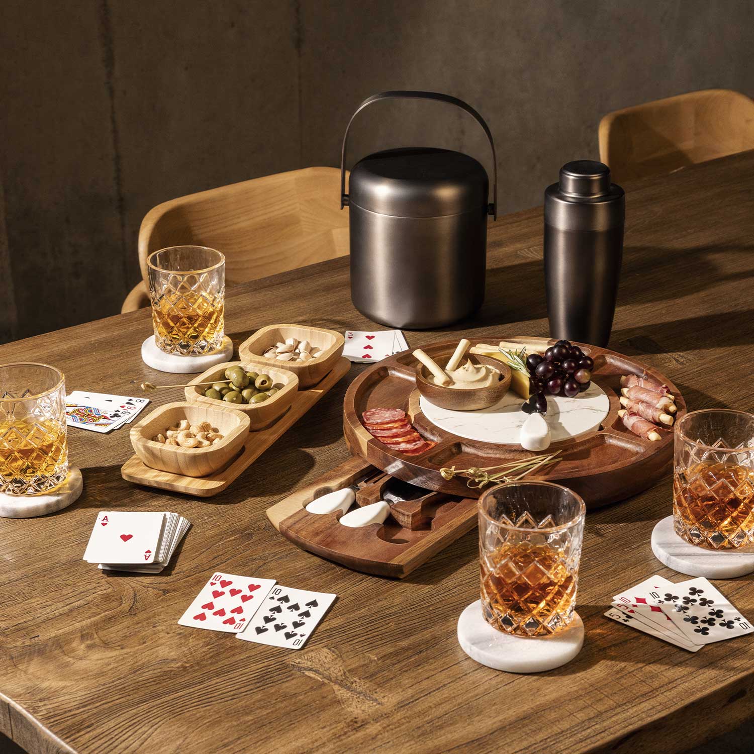 Portavasos veta gris setx4-2-AMBIENTE GOURMET MÉXICO