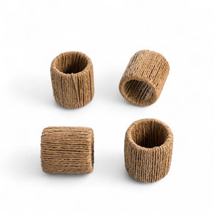 Aros de servilleta arena setx4-1-AMBIENTE GOURMET MÉXICO