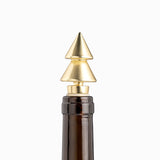 Tapa para botella vino árbol dorado