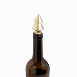 Tapa para botella vino árbol dorado