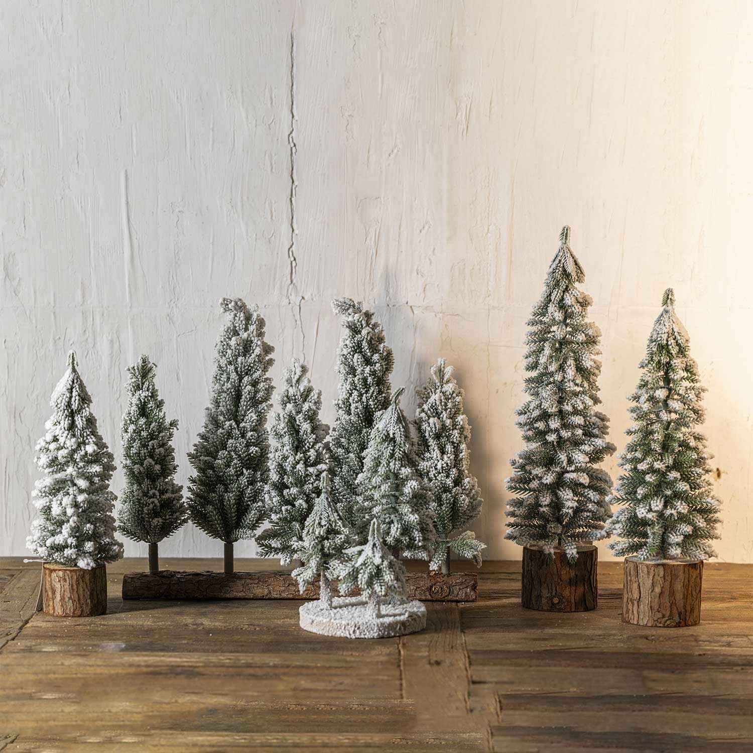 Pinos nieve base tronco 35x42cm-2-AMBIENTE GOURMET MÉXICO