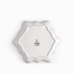 Plato snowflake blanco 24cm