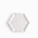 Plato snowflake blanco 19cm