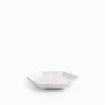 Plato snowflake blanco 14cm