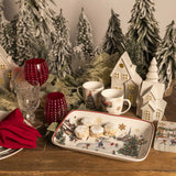 Casa navidad LED 14cm