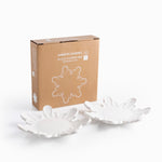 Plato Snowflake 13cm set x2