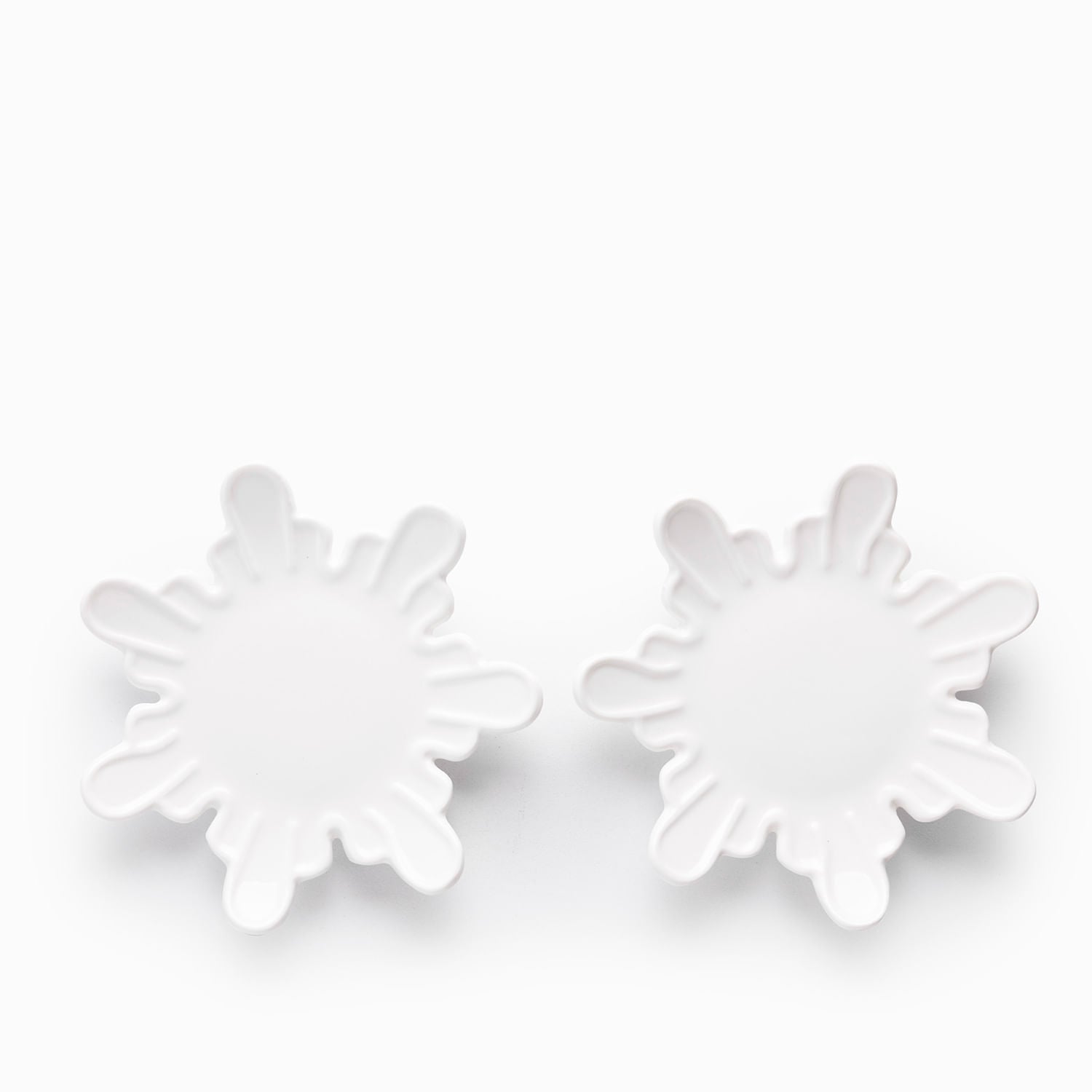 Plato Snowflake 13cm set x2