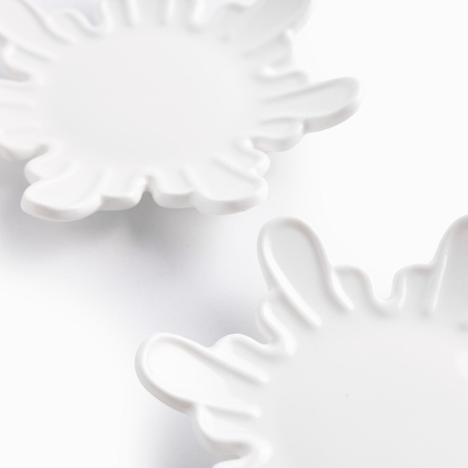 Plato Snowflake 13cm set x2