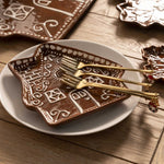 Plato Gingerbread house 16cm set x2