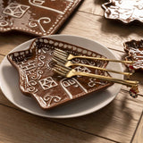 Plato Gingerbread house 16cm set x2