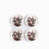 Portavasos Navidad Silvestre set x4