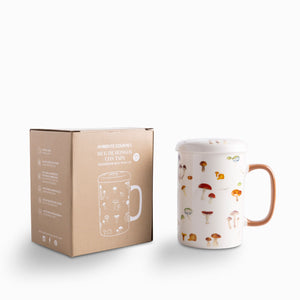 Mug Con Tapa Hongos