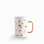 Mug Con Tapa Hongos