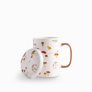 Mug Con Tapa Hongos