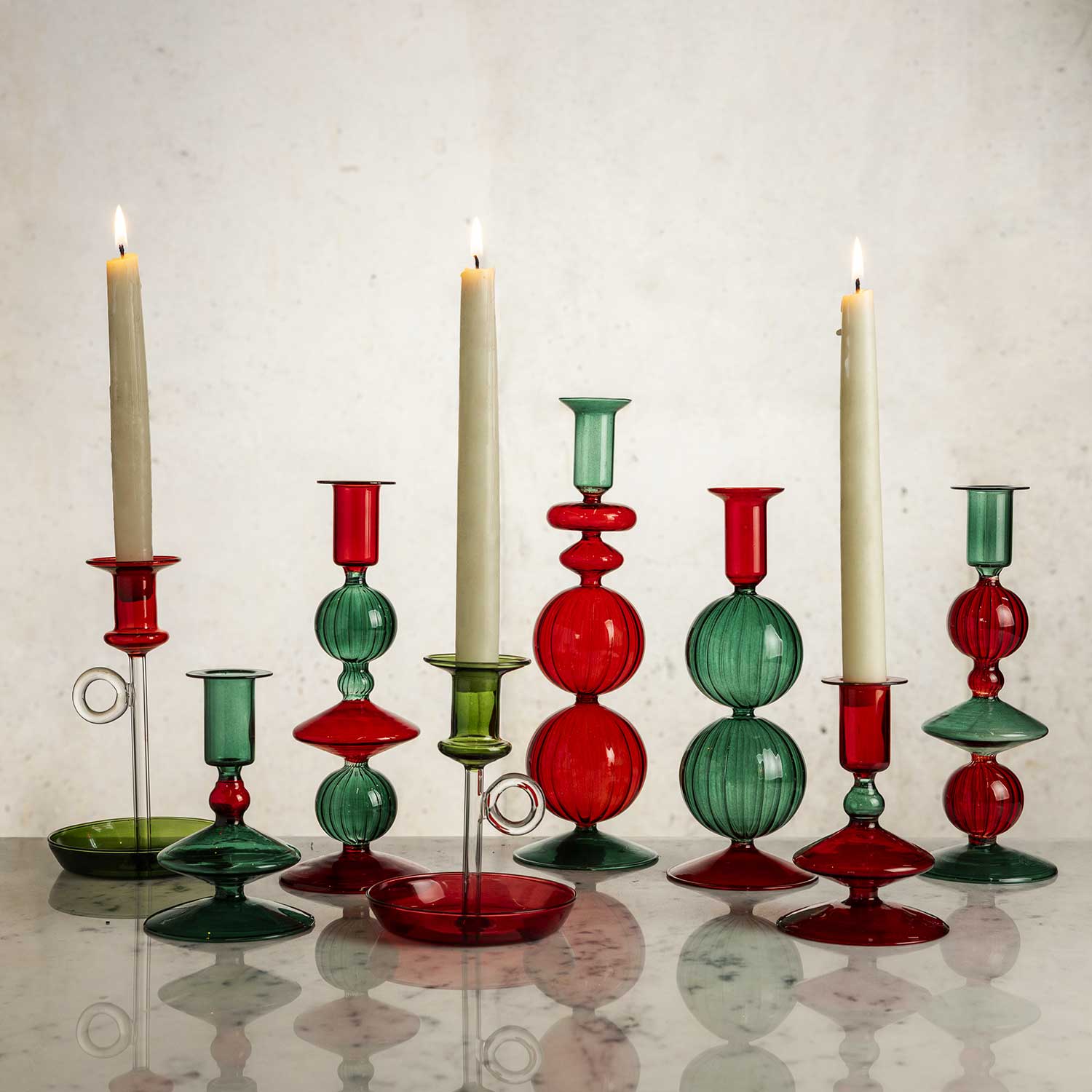 Candelabro Navidad 13.2cm