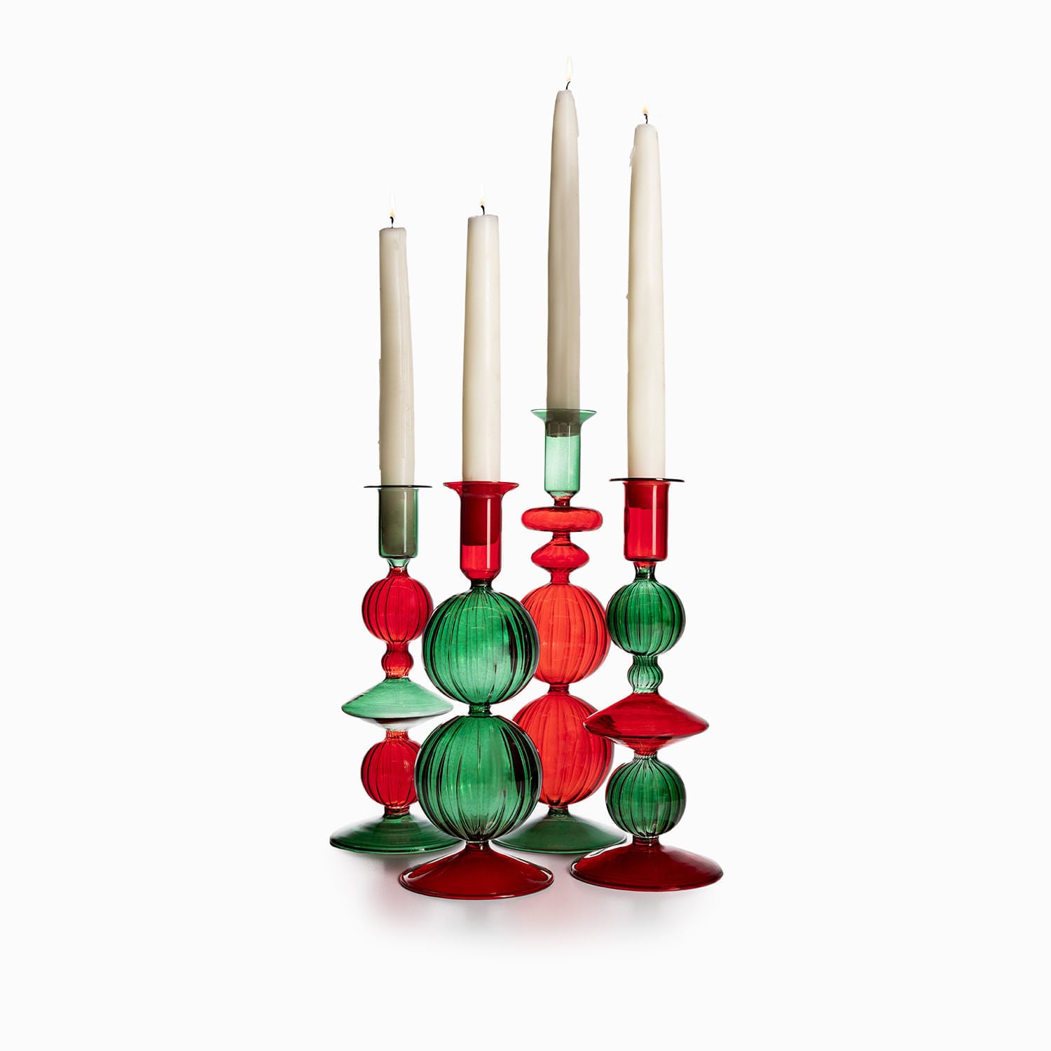 Candelabro Noche Buena 28cm