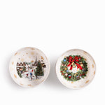 Tazón sopa Noche Buena Snow crownville 850ml set x2