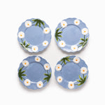 Plato mediano margarita 22cm set x4