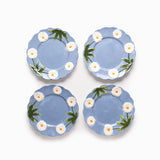 Plato mediano margarita 22cm set x4
