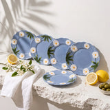 Plato mediano margarita 22cm set x4