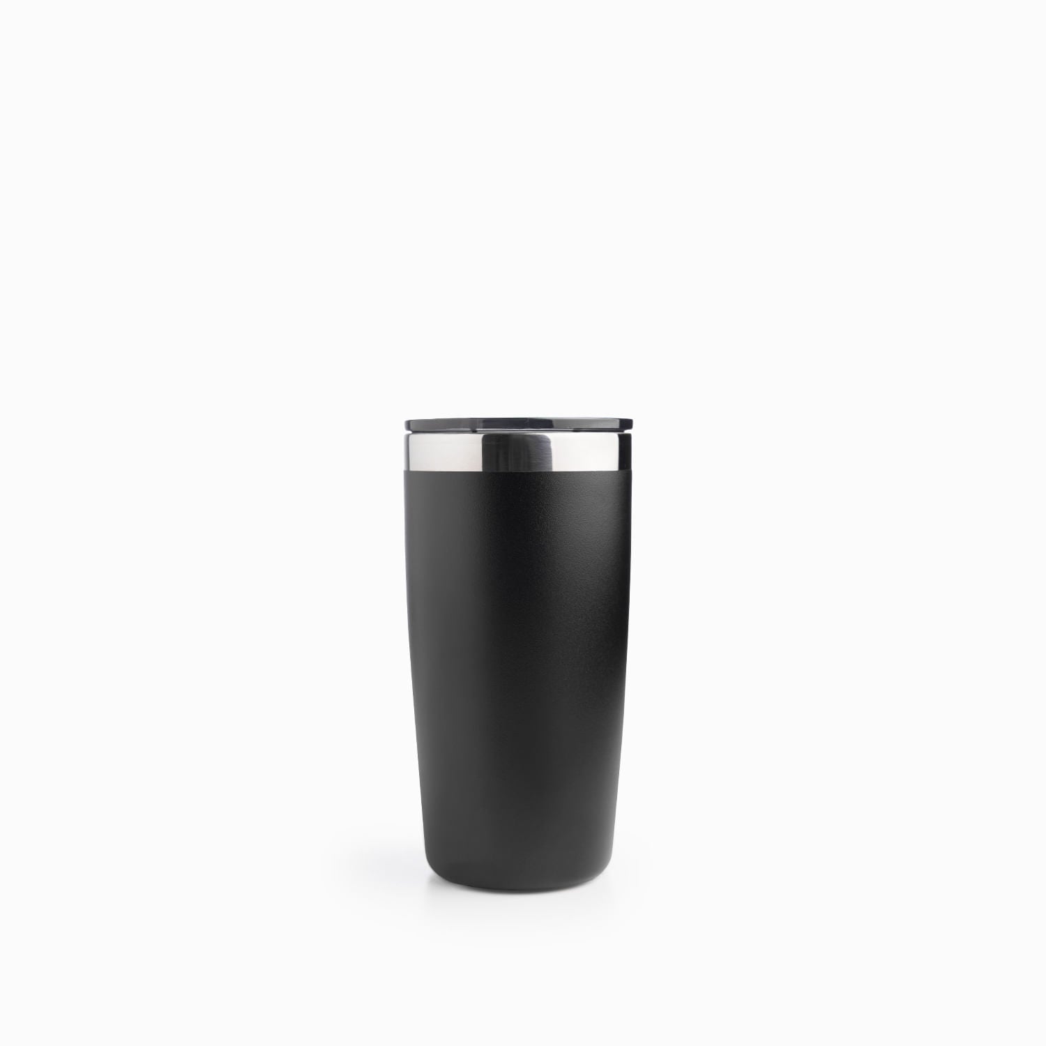 Vaso Doble Pared En Acero Negro 320Ml