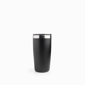 Vaso Doble Pared En Acero Negro 320Ml