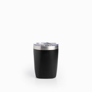 Vaso Doble Pared Negro 300Ml