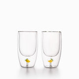 Vaso limón doble pared 350ml set x2
