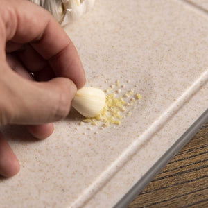 Tabla para picar en plástico y acero