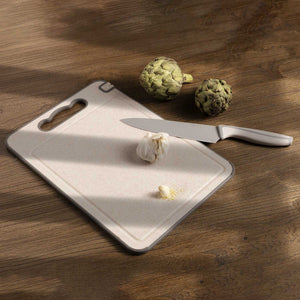 Tabla para picar en plástico y acero