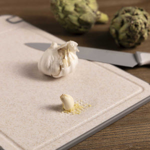 Tabla para picar en plástico y acero