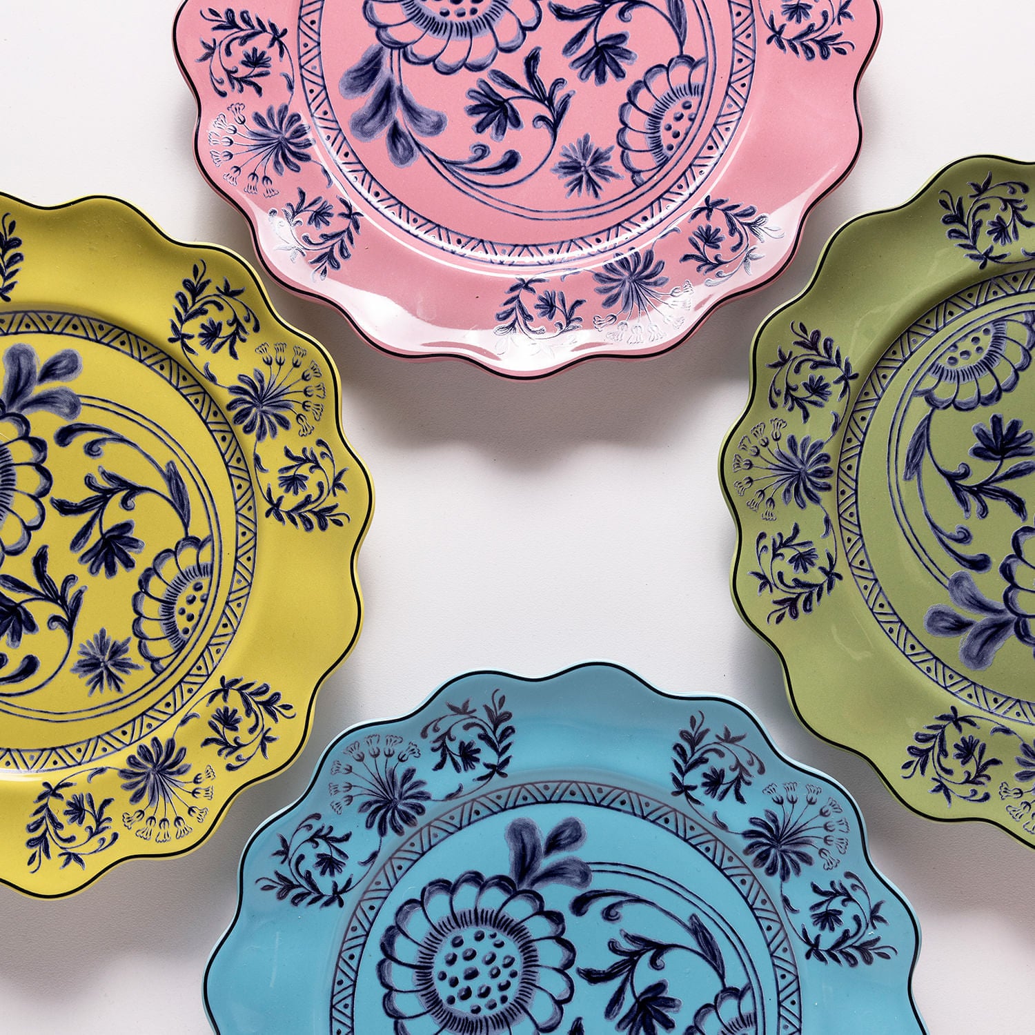 Plato mediano Versalles 21cm set x4