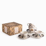 Pocillo y plato Alma Silvestre set x4