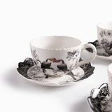 Pocillo y plato Alma Silvestre set x4