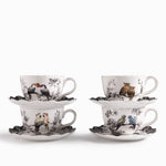 Pocillo y plato Alma Silvestre set x4