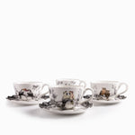Pocillo y plato Alma Silvestre set x4