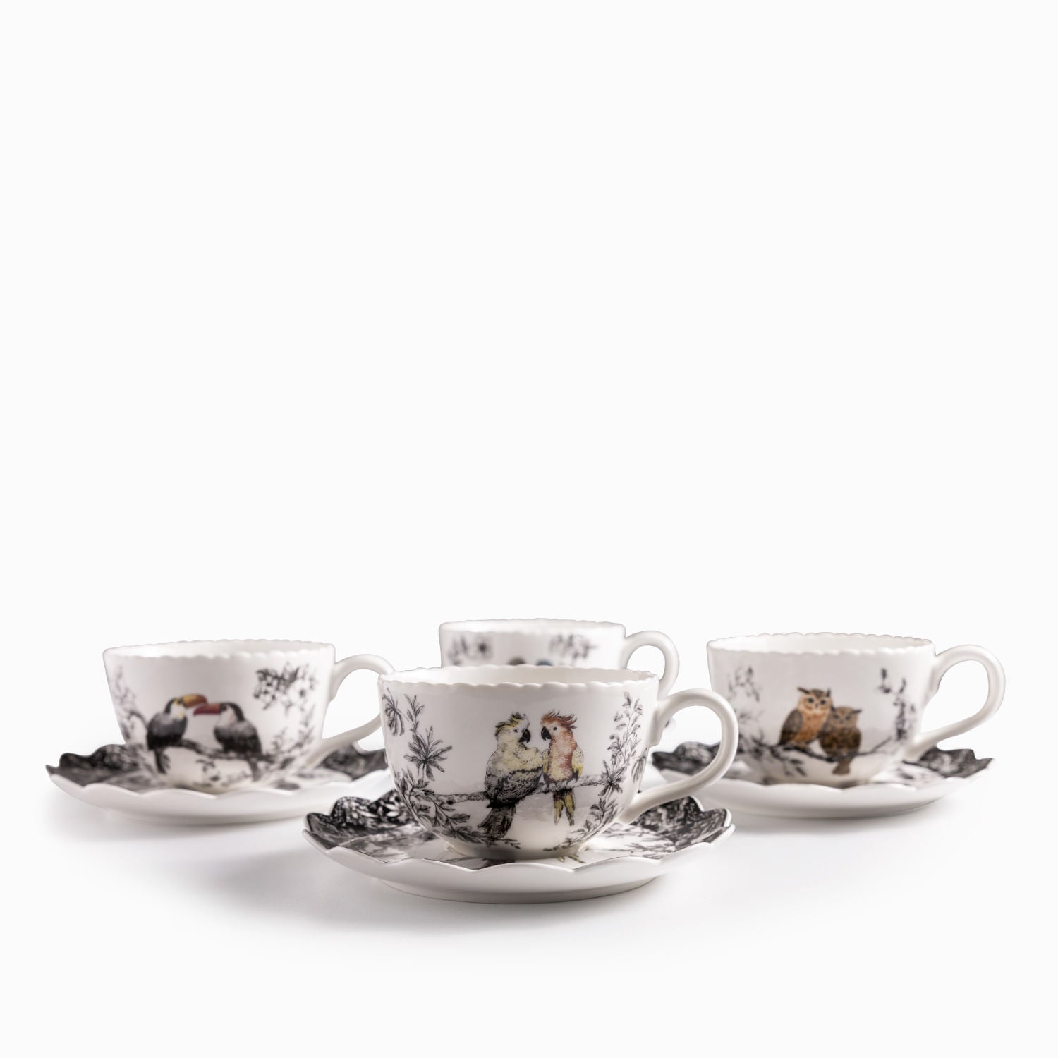 Pocillo y plato Alma Silvestre set x4