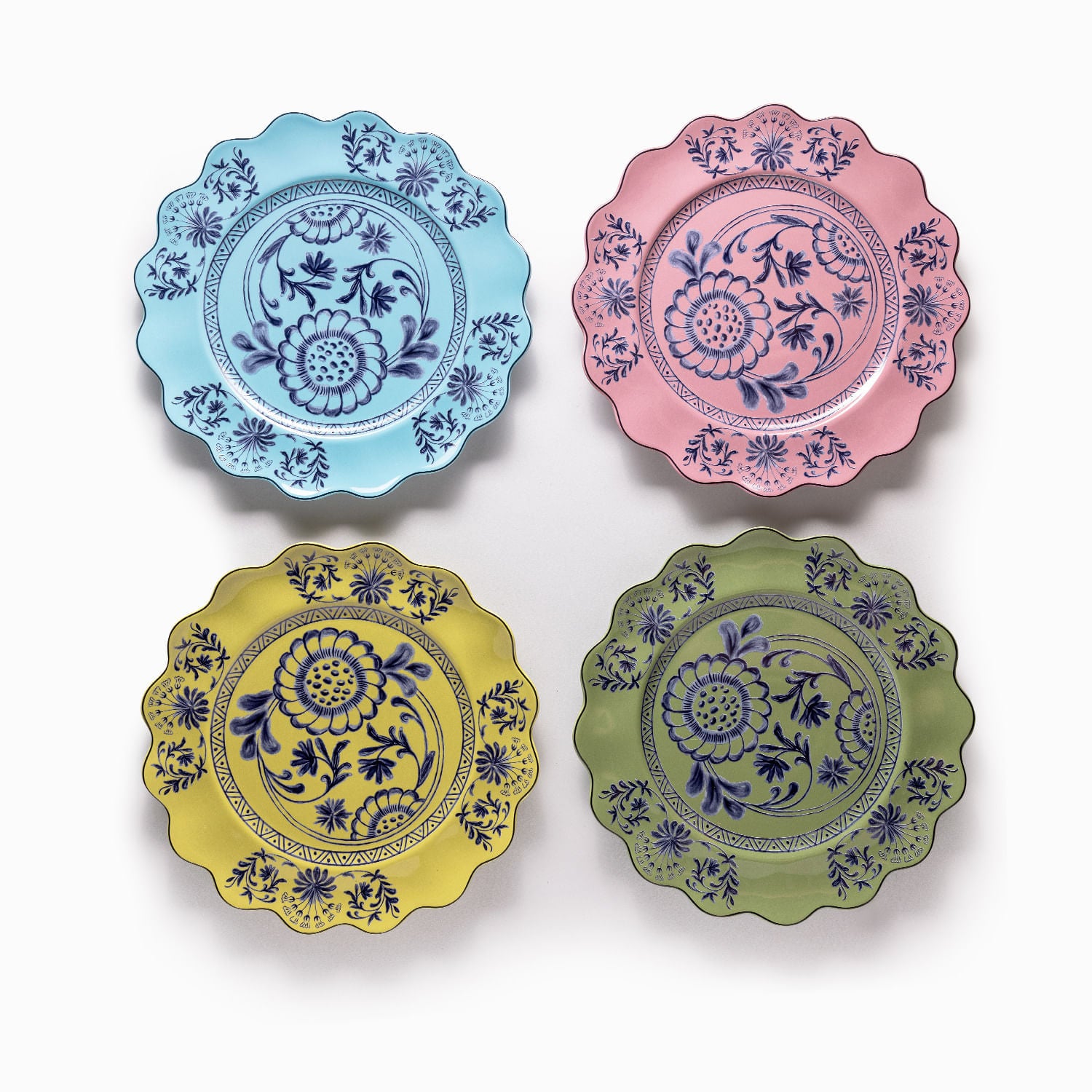 Plato principal Versalles 27cm set x4