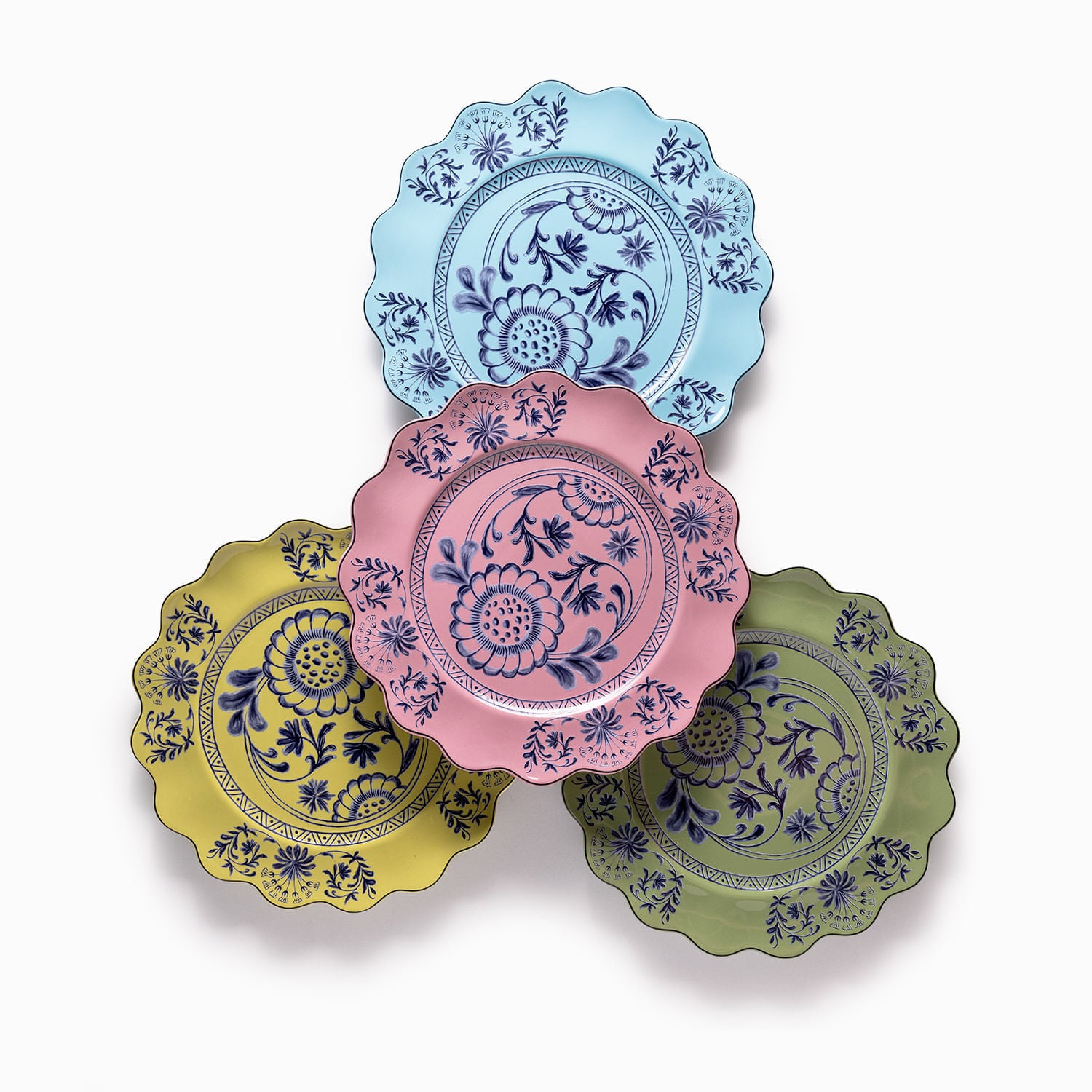 Plato principal Versalles 27cm set x4