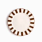 Plato principal líneas café 27cm