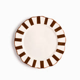 Plato principal líneas café 27cm