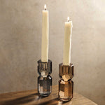 Candelabro Destine gris