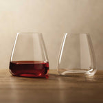 Vaso ovni en cristal 450ml set x2