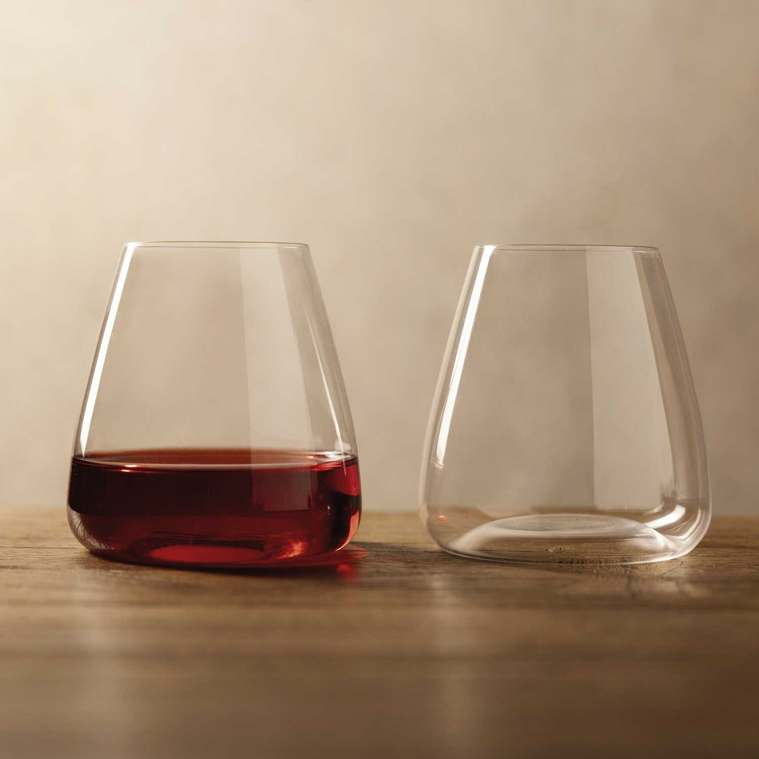 Vaso ovni en cristal 450ml set x2