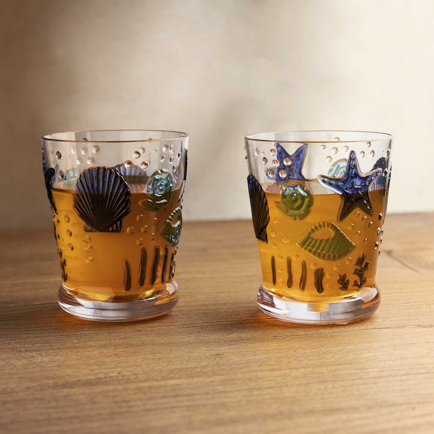 Vaso Atlantis en acrílico 350ml set x2