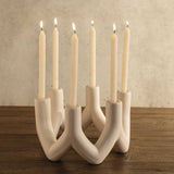 Candelabro blanco Gedem