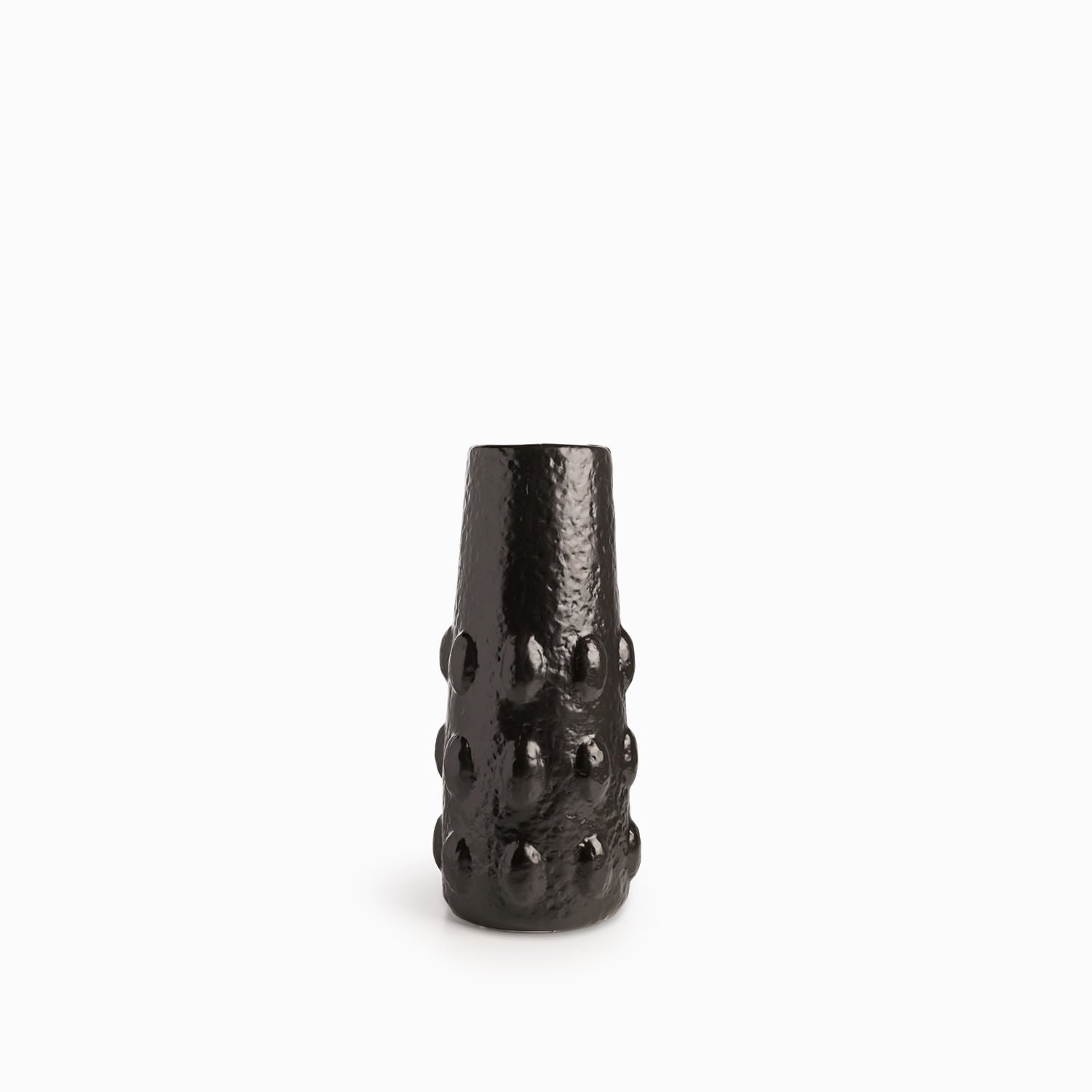 Jarrón canon negro 33cm